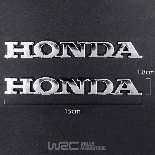 EMBLEME 3D CHROME AUTOCOLLANTE HONDA